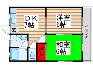 メゾン運河の物件間取画像